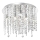 Ideal Lux - LED Kristallist laevalgusti ROYAL 8xG9/3W/230V d. 40 cm läikiv kroom