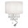 Ideal Lux - LED-kristallist seinavalgusti OPERA 2xE14/40W/230V + LED/1W valge