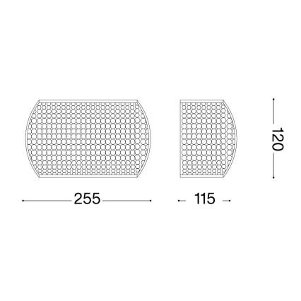 Ideal Lux - LED Kristallist seinavalgusti PASHA 3xG9/3W/230V kuldne