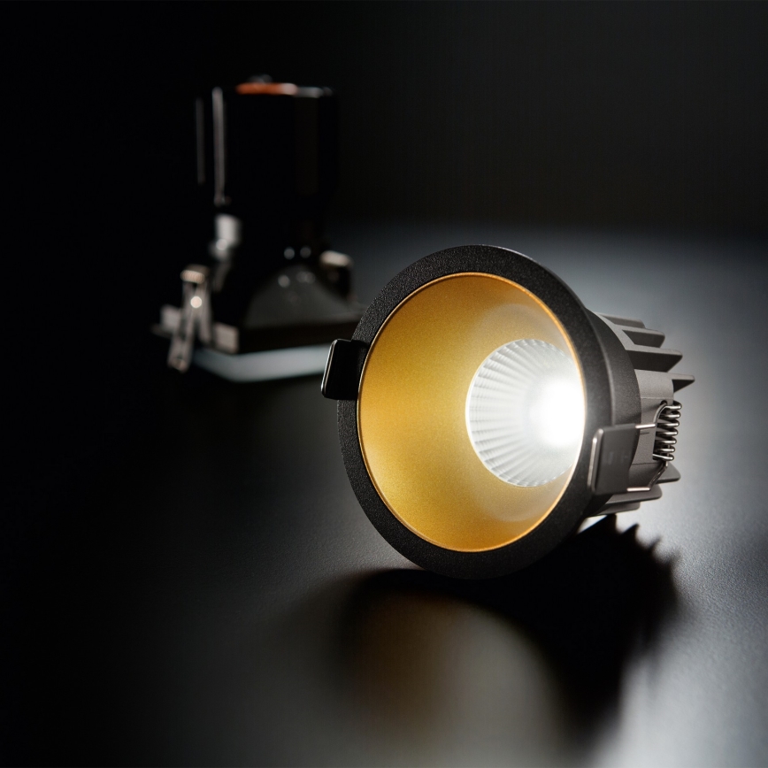 Ideal Lux - LED sisseehitatav laevalgusti GAME TRIM LED/11W/230V 3000K CRI 90 läbimõõt 8,5 cm IP40 kuldne/must