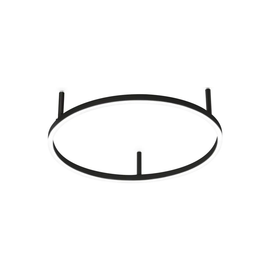 Ideal Lux - LED laevalgusti ORACLE SLIM LED/29W/230V 2700K CRI 90 läbimõõt 50 cm must