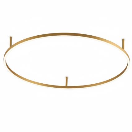 Ideal Lux - ORACLE SLIM LED laevalgusti, 37 W, 230 V, 3000 K, CRI 90, läbimõõt 70 cm, kuldne