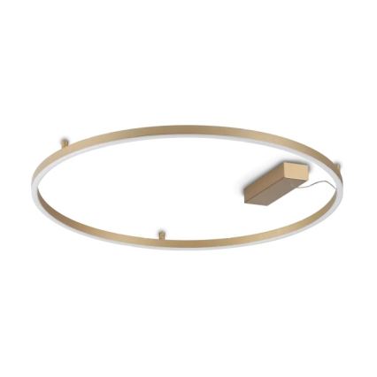 Ideal Lux - LED laelamp ORACLE SLIM LED/37W/230V 3000K CRI 90 Ø 70 cm kuldne