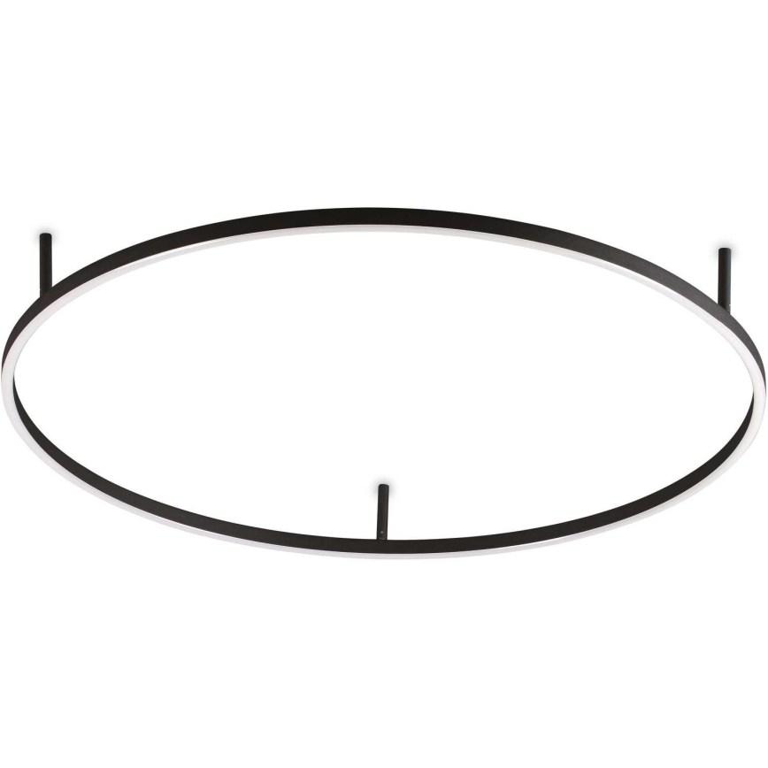 Ideal Lux - LED-laelamp ORACLE SLIM LED/53W/230V 3000K CRI 90 Ø 90 cm must