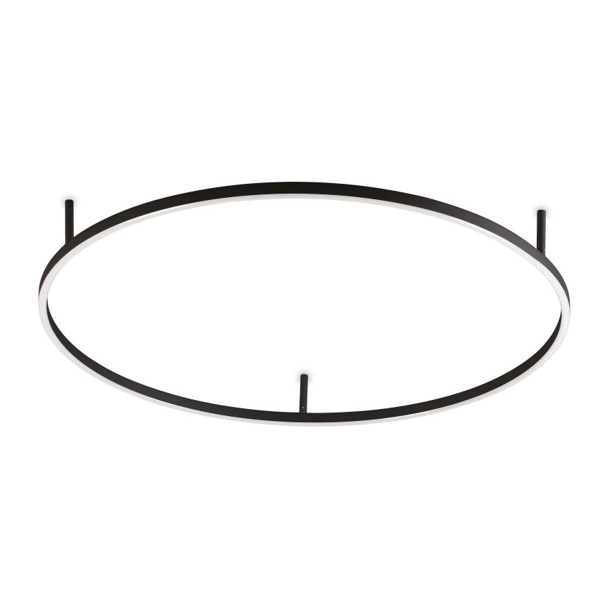 Ideal Lux - LED laevalgusti ORACLE SLIM LED/53W/230V 4000K CRI 90 läbimõõt 90 cm must