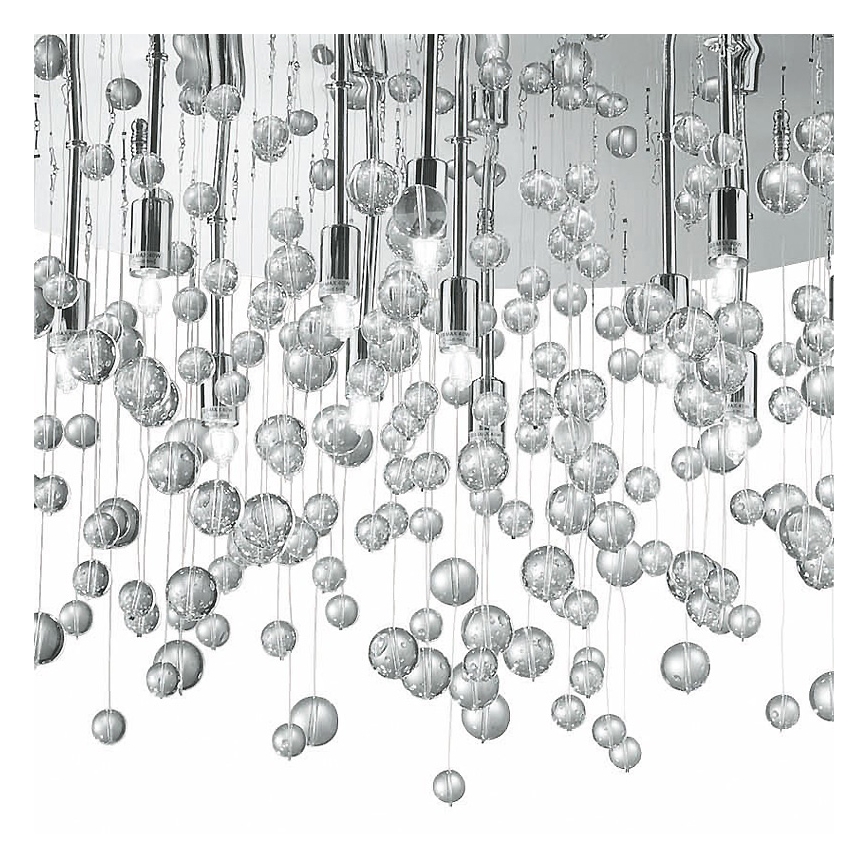 Ideal Lux - LED Laevalgusti 12xG9/3W/230V d. 63 cm läikiv kroom