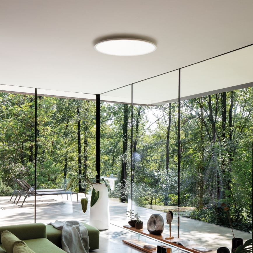 Ideal Lux - LED Laevalgusti FLY LED/68W/230V 3000K d. 90 cm CRI 90 IP40 valge