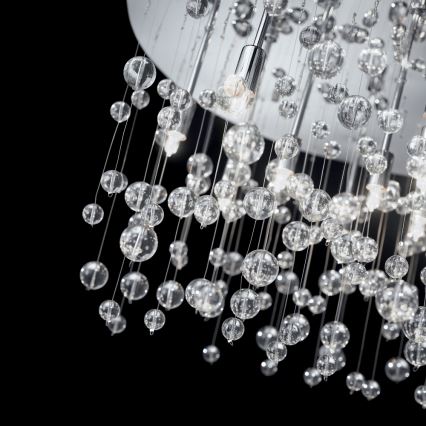 Ideal Lux - LED laevalgusti NEVE 15xG9/3W/230V, läbimõõt 80 cm, läikiv kroom