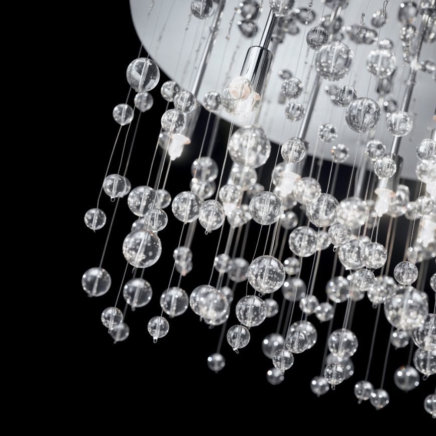 Ideal Lux - LED laevalgusti NEVE 15xG9/3W/230V, läbimõõt 80 cm, läikiv kroom