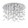 Ideal Lux - LED Laevalgusti NEVE 8xG9/3W/230V d. 40,5 cm läikiv kroom