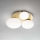 Ideal Lux - LED Laevalgusti NINFEA 3xGX53/9W/230V kuldne