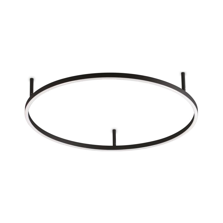 Ideal Lux - LED laelamp ORACLE SLIM LED/37W/230V 4000K CRI 90 Ø 70 cm must