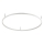 Ideal Lux - LED Laevalgusti ORACLE SLIM LED/53W/230V 4000K d. 90 cm valge