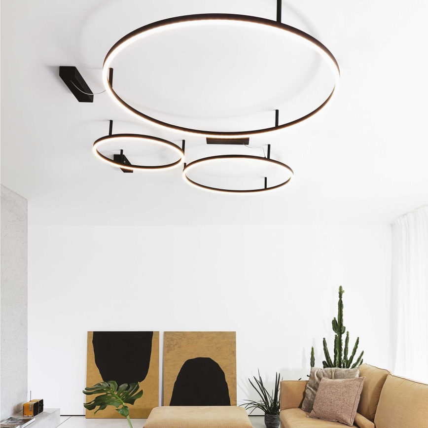 Ideal Lux - LED Laevalgusti ORACLE SLIM LED/55W/230V 3000K d. 90 cm must