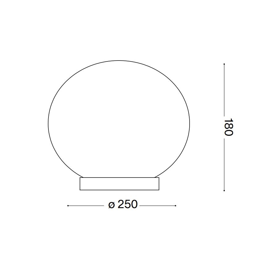 Ideal Lux - LED Laualamp CANDY 1xG9/3W/230V d. 25 cm valge