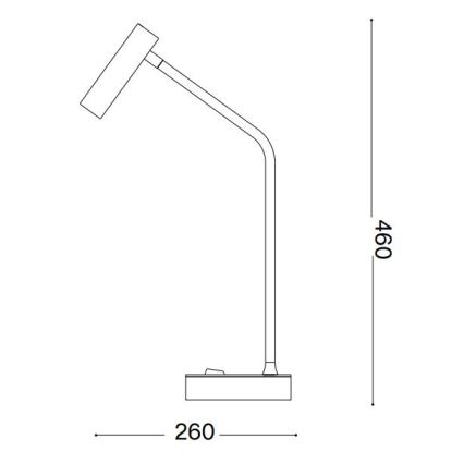 Ideal Lux - LED Laualamp EASY LED/3,5W/230V CRI 90 must
