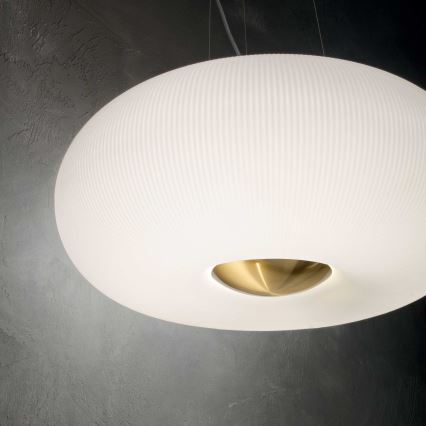 Ideal Lux - LED Lühter ARIZONA 5xGX53/9W/230V d. 52 cm valge