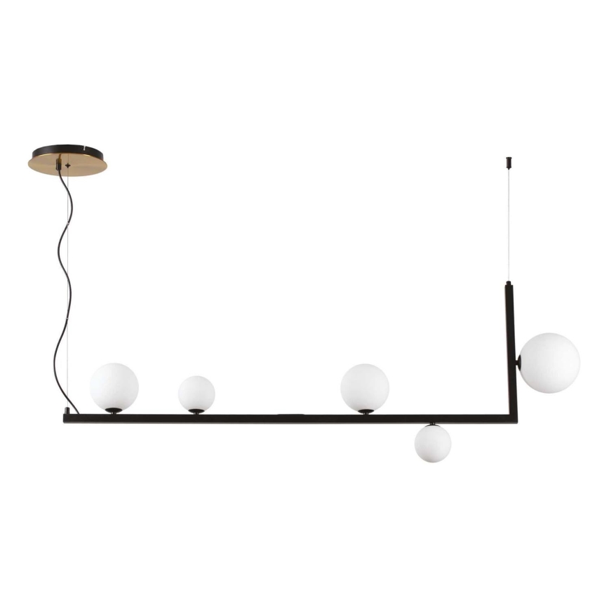 Ideal Lux - LED Lühter BIRDS 5xG9/3W/230V must/kuldne