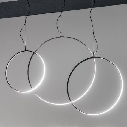 Ideal Lux - LED Lühter CIRCUS LED/33W/230V d. 60 cm CRI 90 must