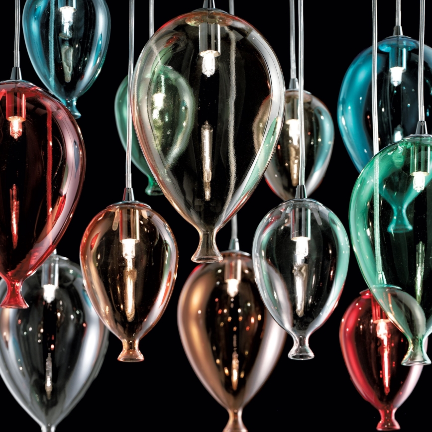 Ideal Lux - LED Lühter CLOWN 12xG9/3W/230V d. 60 cm värviline