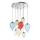 Ideal Lux - LED Lühter CLOWN 8xG9/3W/230V d. 50 cm värviline