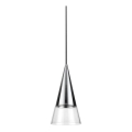 Ideal Lux - LED Lühter CONO 1xGU10/7W/230V d. 15 cm CRI 90 läikiv kroom
