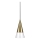Ideal Lux - LED Lühter CONO 1xGU10/7W/230V d. 15 cm CRI 90 messing