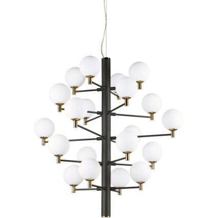 Ideal Lux - LED Lühter COPERNICO 20xG9/3W/230V d. 86 cm must