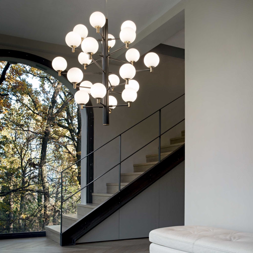 Ideal Lux - LED Lühter COPERNICO 20xG9/3W/230V d. 86 cm must