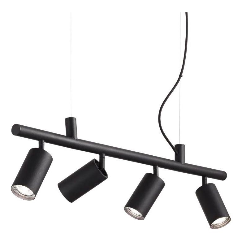 Ideal Lux - LED Lühter DYNAMITE 4xGU10/7W/230V CRI 90 must