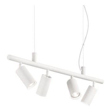 Ideal Lux - LED Lühter DYNAMITE 4xGU10/7W/230V CRI 90 valge