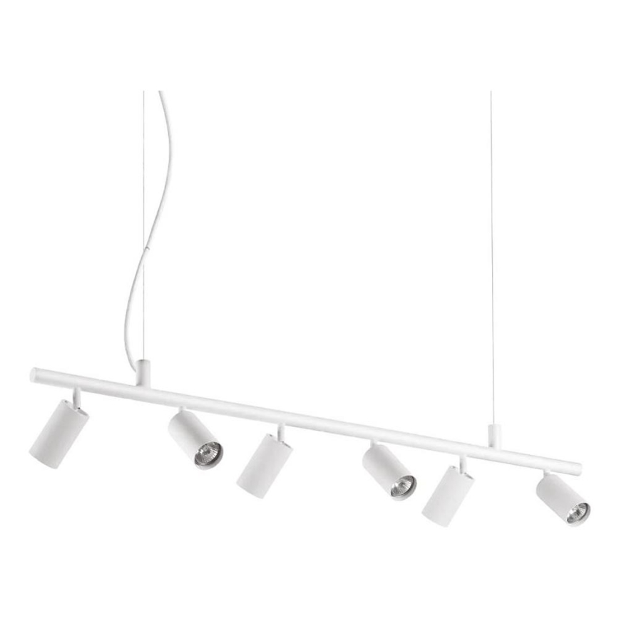 Ideal Lux - LED Lühter DYNAMITE 6xGU10/7W/230V CRI 90 valge