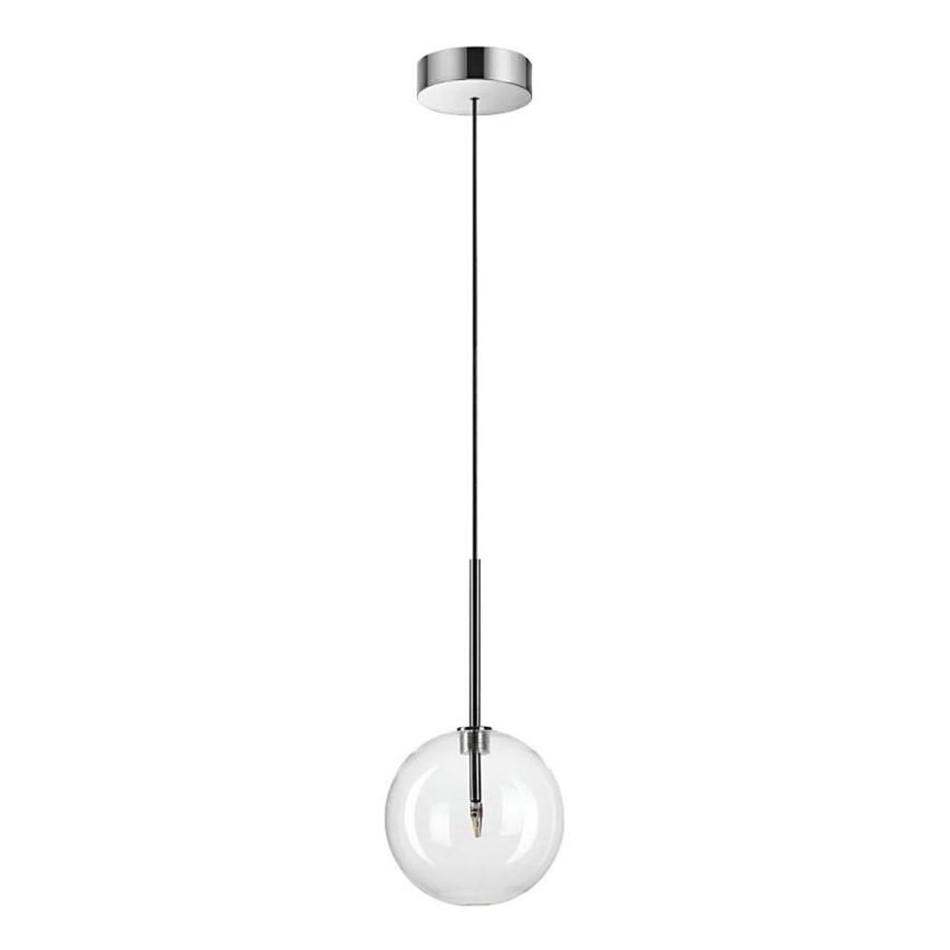 Ideal Lux - LED Lühter EQUINOXE 1xG4/2W/230V d. 15 cm läikiv kroom/läbipaistev