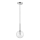 Ideal Lux - LED Lühter EQUINOXE 1xG4/2W/230V d. 15 cm läikiv kroom/läbipaistev