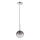 Ideal Lux - LED Lühter EQUINOXE 1xG4/2W/230V d. 15 cm läikiv kroom/suitsune