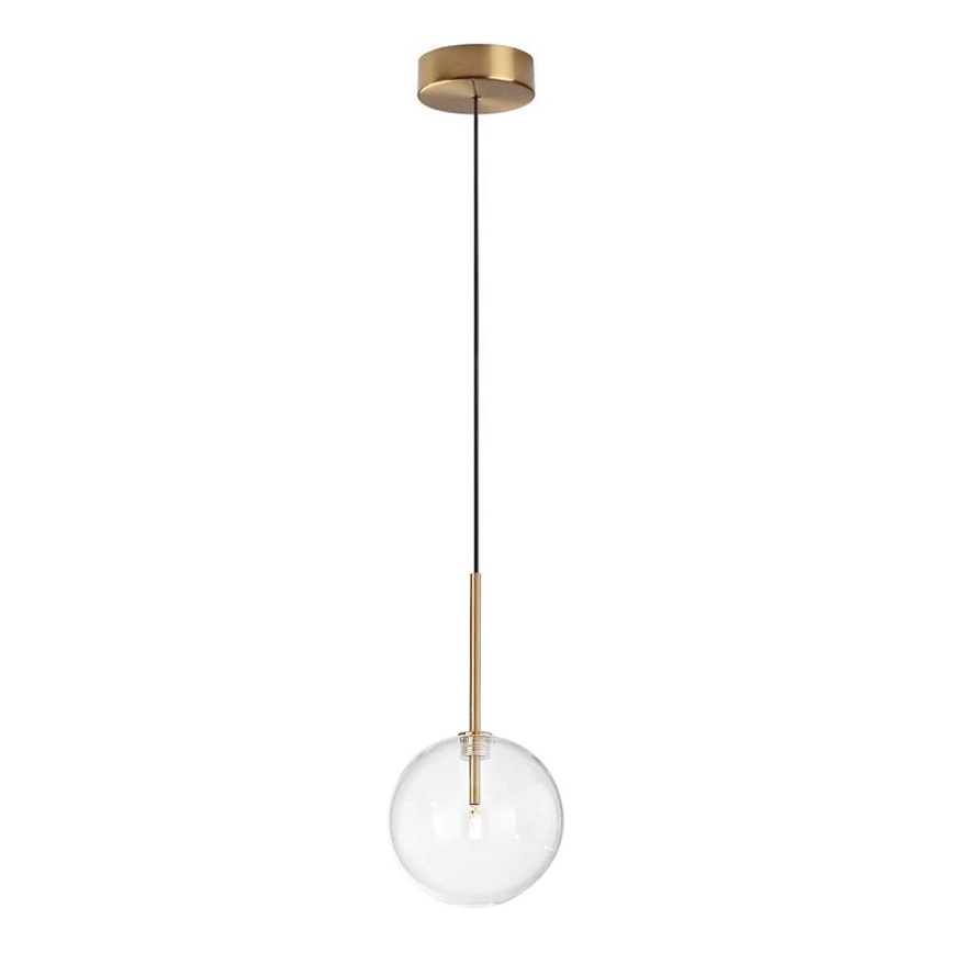 Ideal Lux - LED Lühter EQUINOXE 1xG4/2W/230V d. 15 cm messing/läbipaistev
