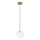 Ideal Lux - LED Lühter EQUINOXE 1xG4/2W/230V d. 15 cm messing/läbipaistev