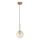 Ideal Lux - LED Lühter EQUINOXE 1xG4/2W/230V d. 15 cm messing/suitsune