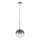 Ideal Lux - LED Lühter EQUINOXE 1xG4/2W/230V d. 20 cm läikiv kroom/suitsune