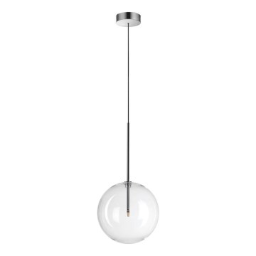 Ideal Lux - LED Lühter EQUINOXE 1xG4/2W/230V d. 25 cm läikiv kroom/läbipaistev