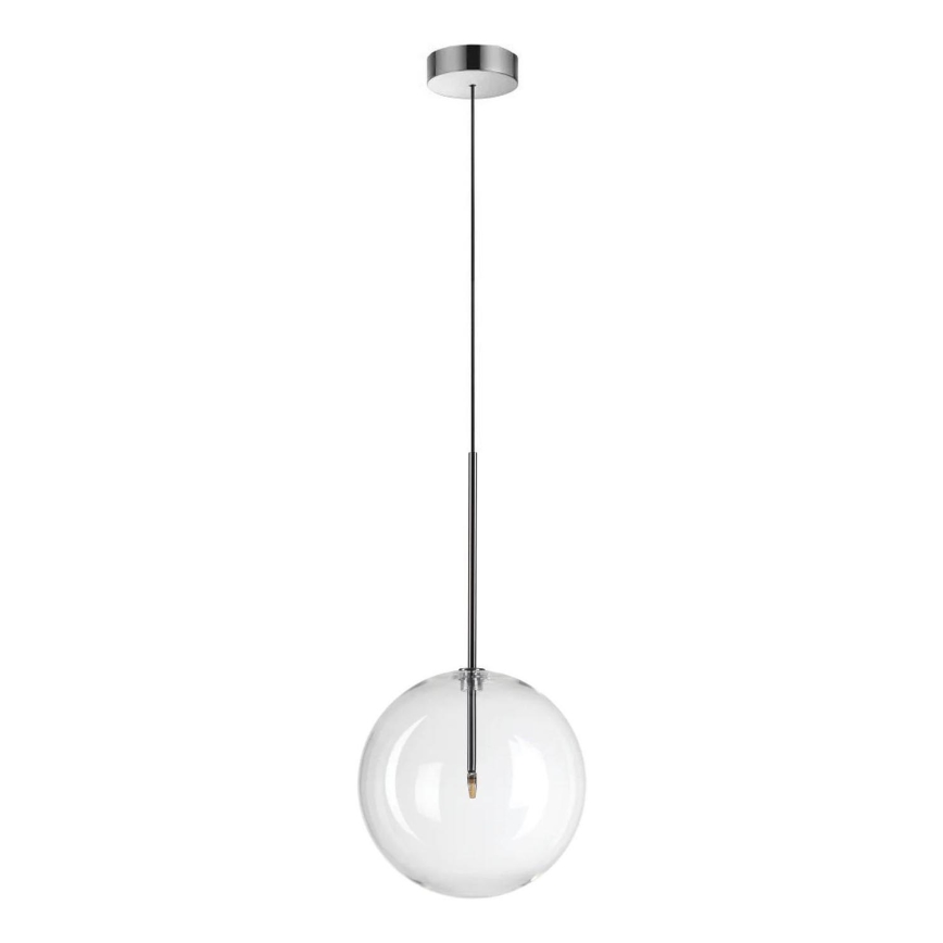 Ideal Lux - LED Lühter EQUINOXE 1xG4/2W/230V d. 25 cm läikiv kroom/läbipaistev