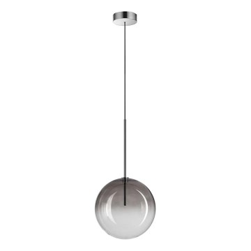 Ideal Lux - LED Lühter EQUINOXE 1xG4/2W/230V d. 25 cm läikiv kroom/suitsune