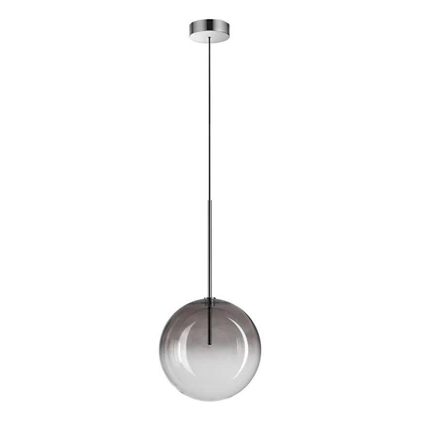 Ideal Lux - LED Lühter EQUINOXE 1xG4/2W/230V d. 25 cm läikiv kroom/suitsune