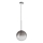 Ideal Lux - LED Lühter EQUINOXE 1xG4/2W/230V d. 25 cm läikiv kroom/suitsune