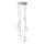 Ideal Lux - LED Lühter EQUINOXE 6xG4/2W/230V d. 65 cm läikiv kroom/läbipaistev