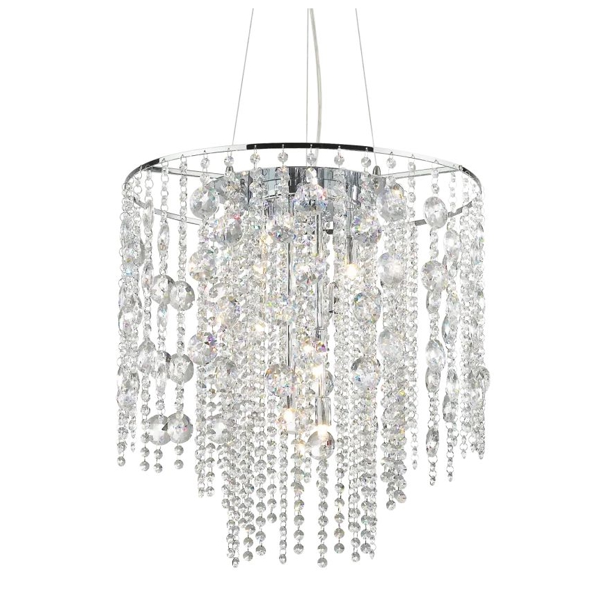 Ideal Lux - LED Kristall-lühter EVASIONE 10xG9/3W/230V d. 51 cm läikiv kroom