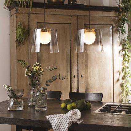 Ideal Lux - LED Lühter FADE 1xG9/3W/230V d. 27,3 cm kuldne/suitsune