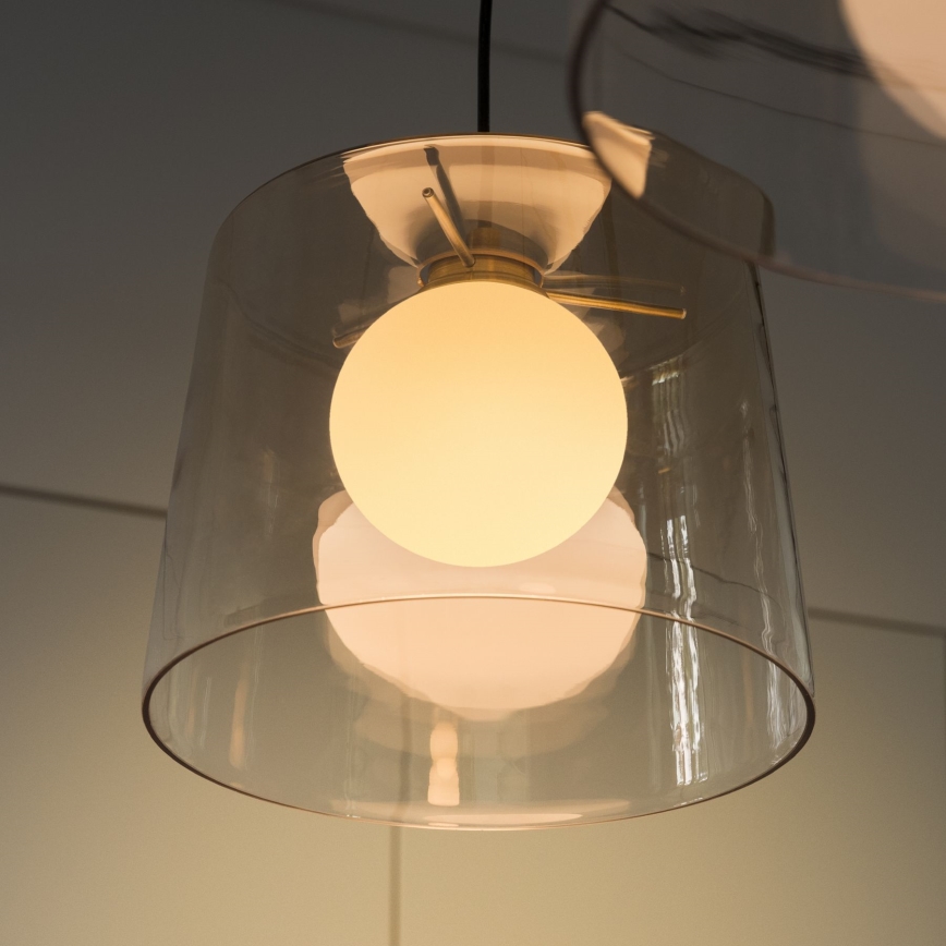 Ideal Lux - LED Lühter FADE 1xG9/3W/230V d. 27,3 cm kuldne/suitsune