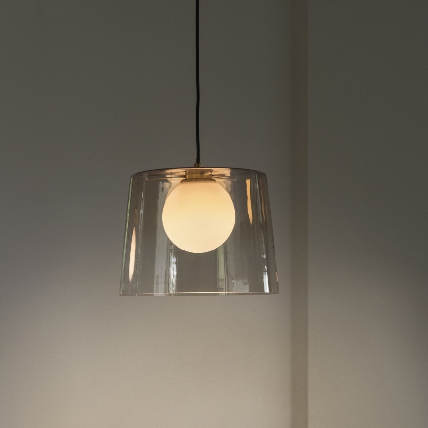 Ideal Lux - LED Lühter FADE 1xG9/3W/230V d. 27,3 cm kuldne/suitsune