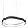 Ideal Lux - LED Lühter GEMINI LED/38W/230V d. 42,5 cm CRI 90 must